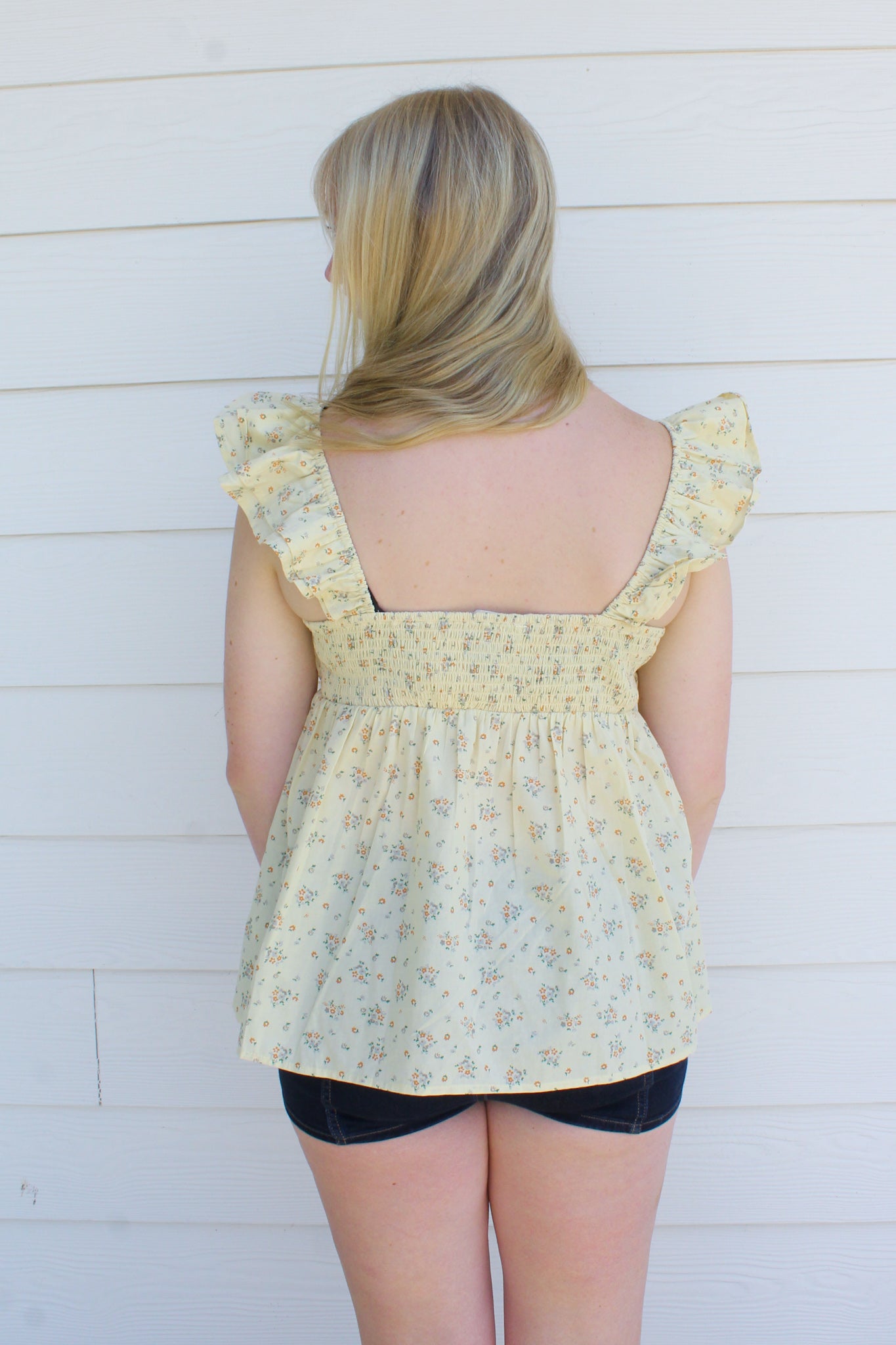 One More Chapter Top - Yellow