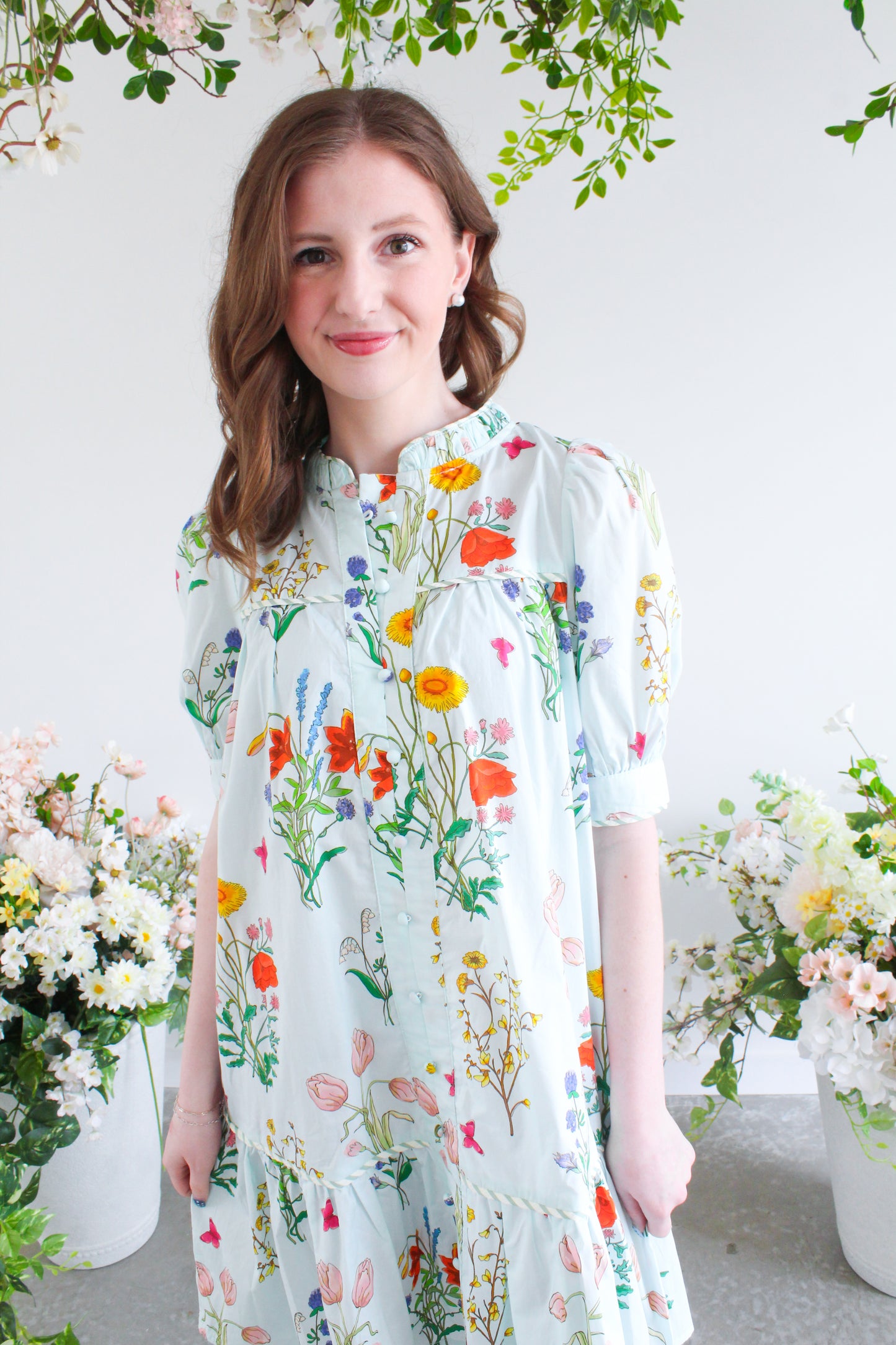 Bloom Service Dress - Blue