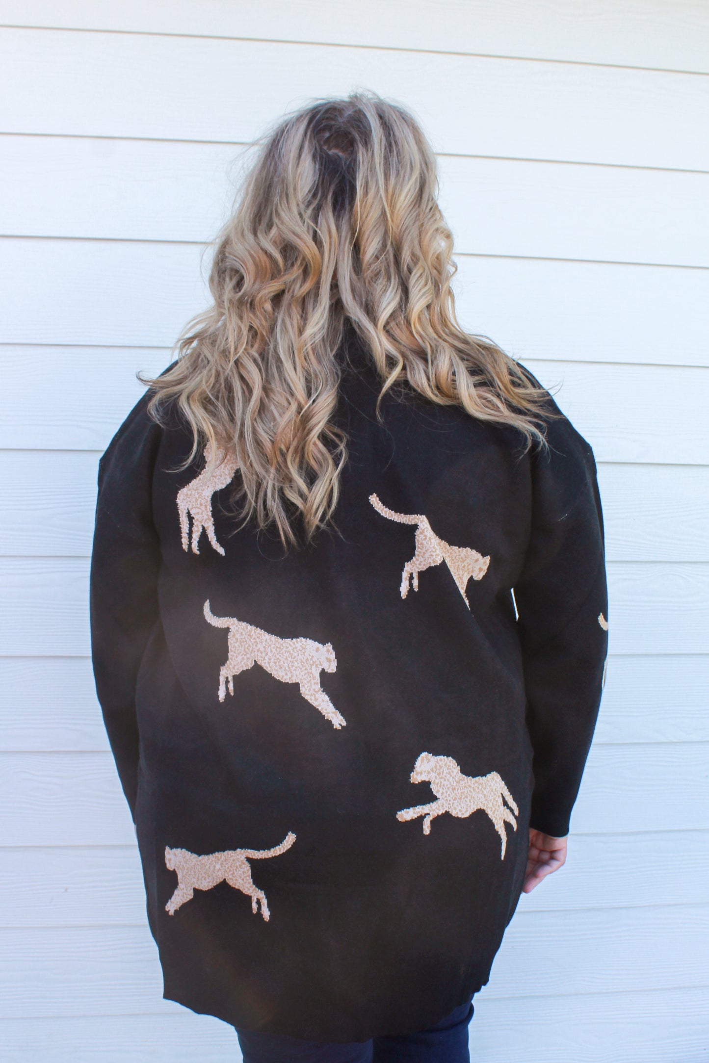 Run Wild Cardigan - Black