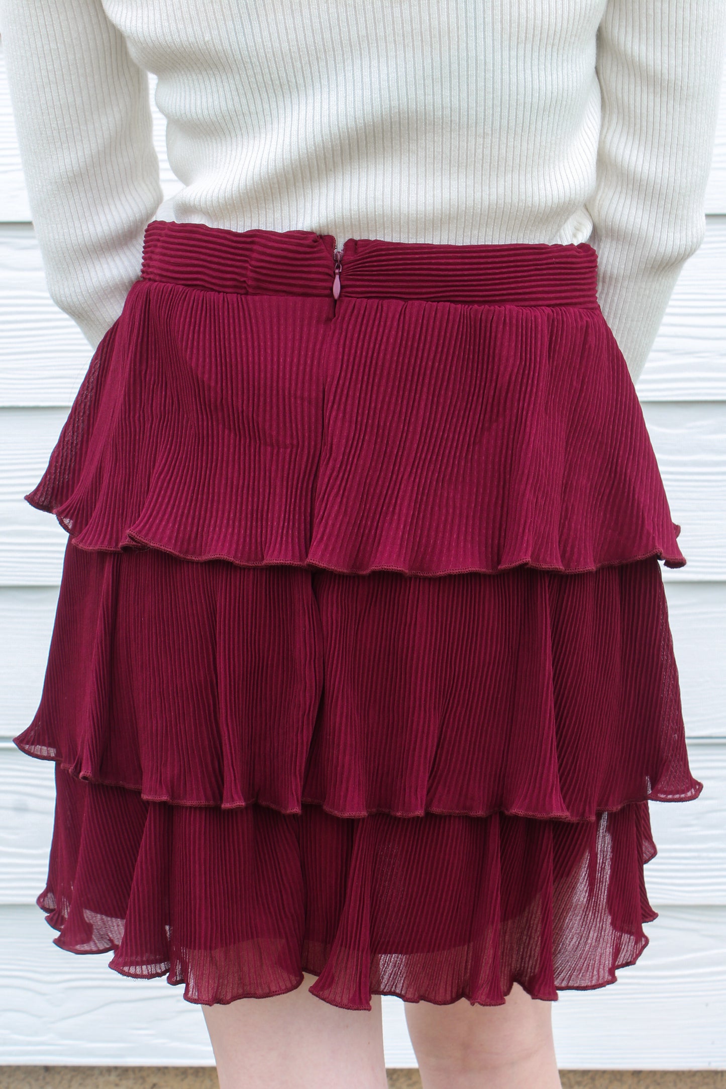 Reason To Celebrate Skirt - Burgundy