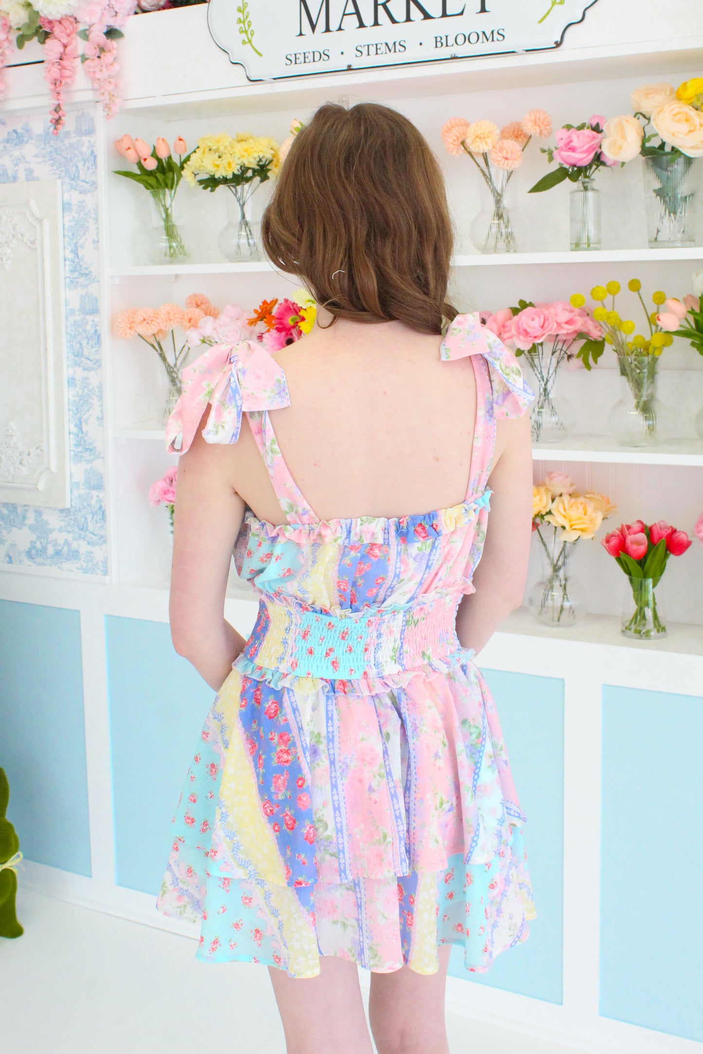 Clear Skies Dress - Multi Floral