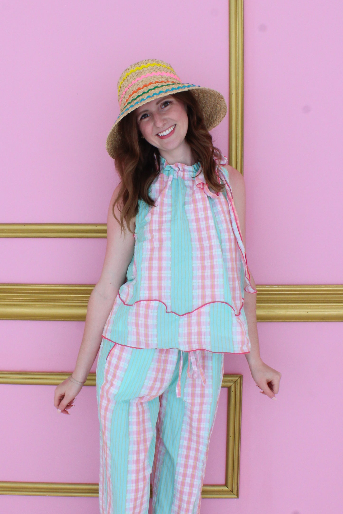 Carrie Ric Rac Bucket Hat