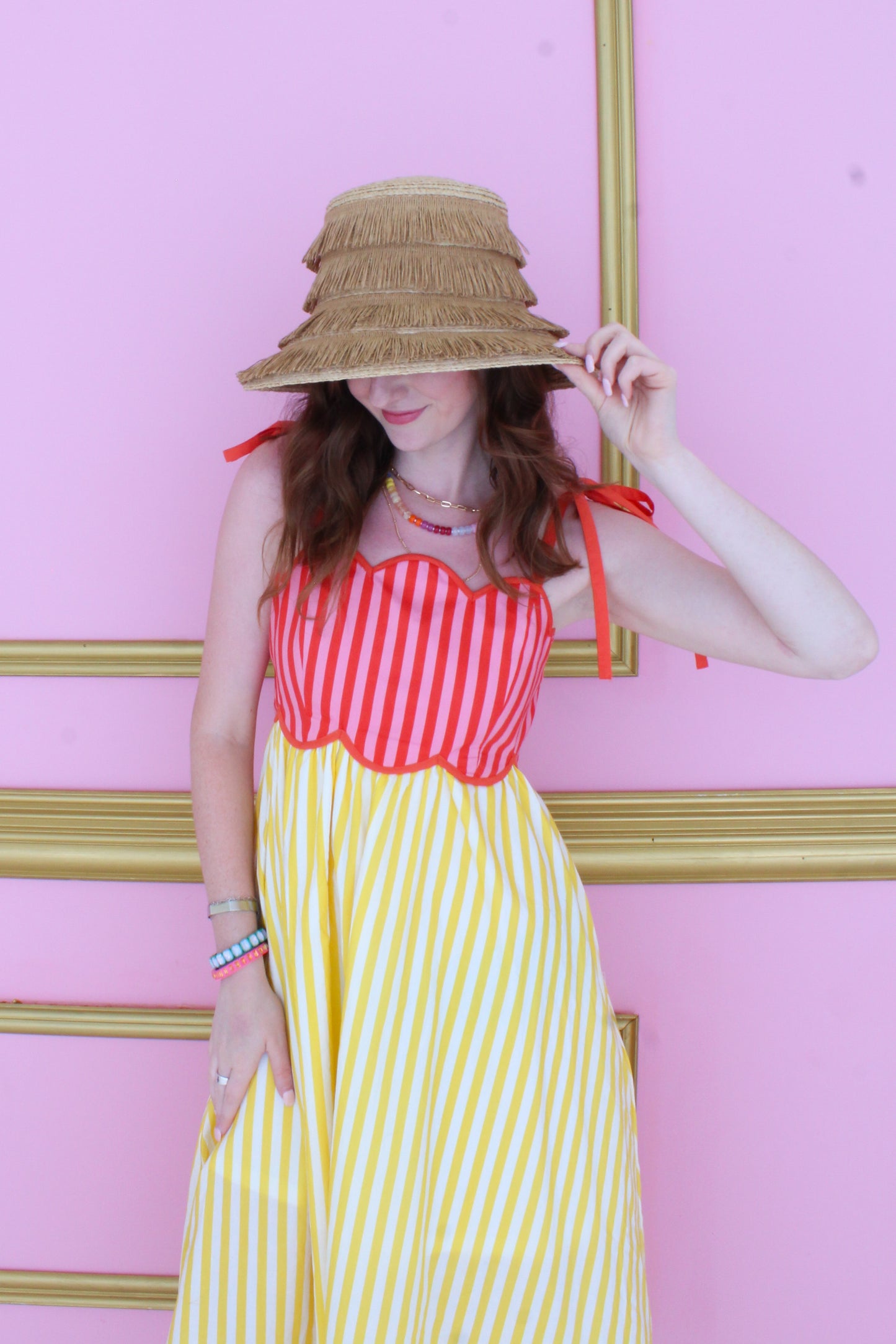 Maxine Fringe Bucket Hat