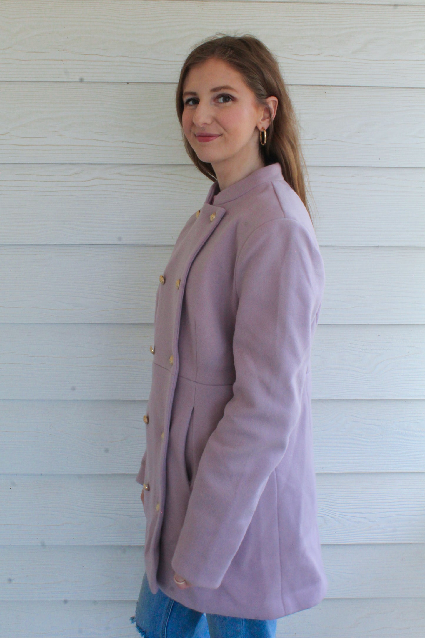 Pretty In Purple Coat - Lavender