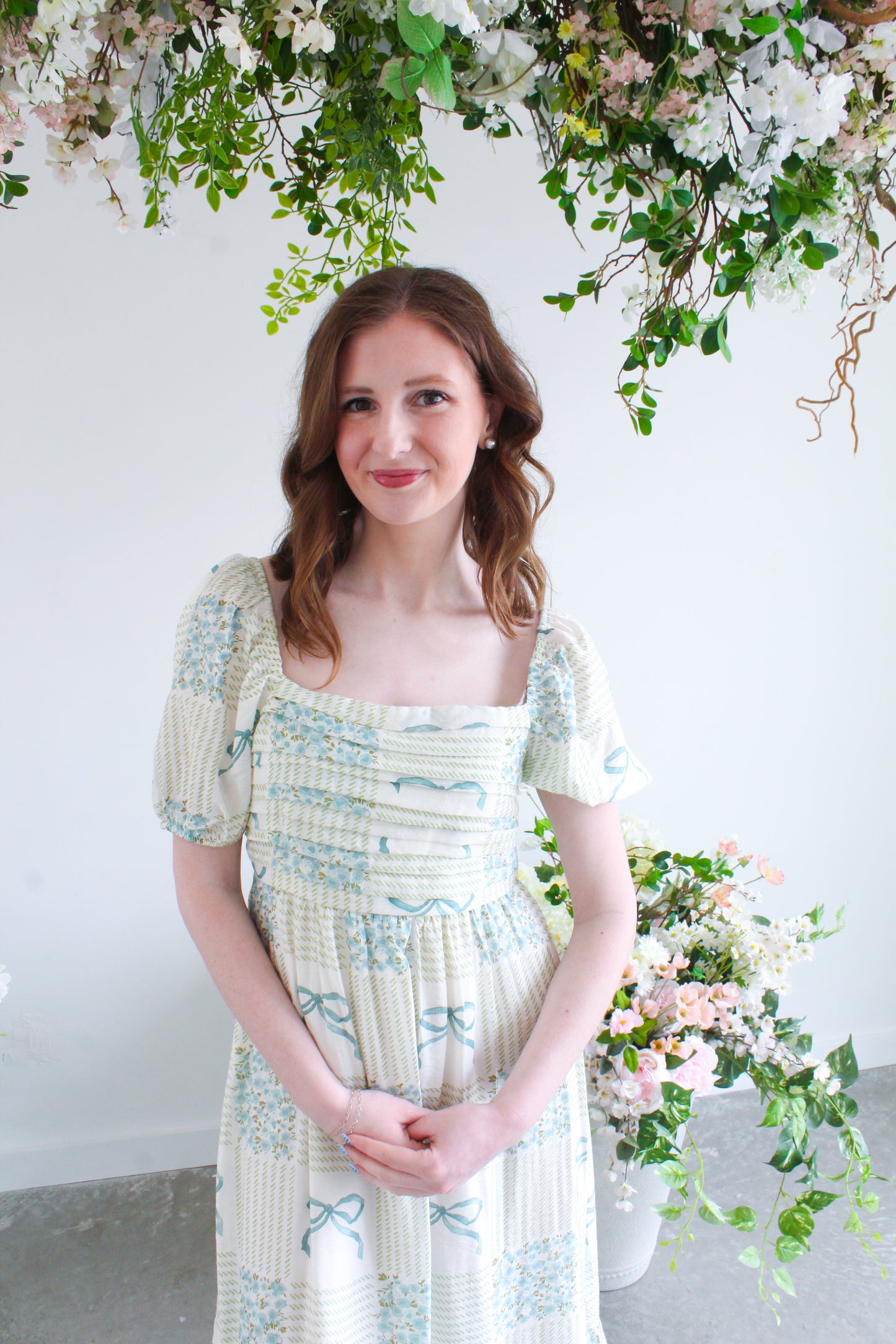 Garden Party Midi Dress - Sage
