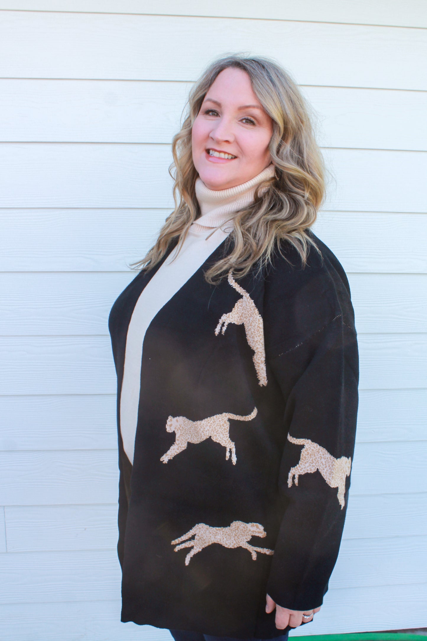 Run Wild Cardigan - Black