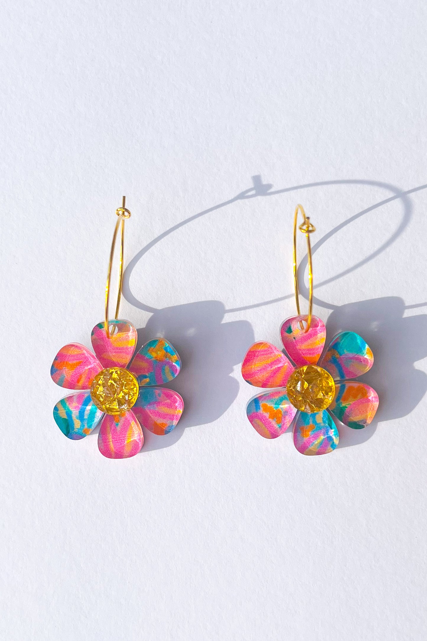 Groovy Daisy Earrings - Multi