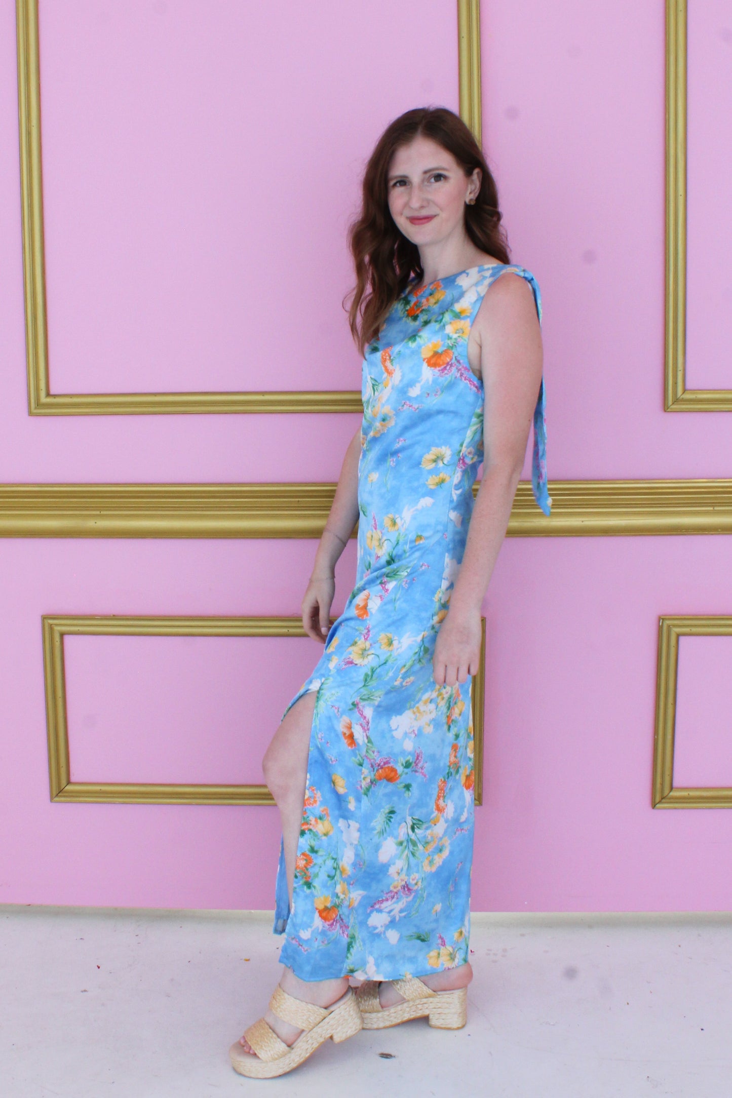 Summer Nights Maxi Dress - Blue