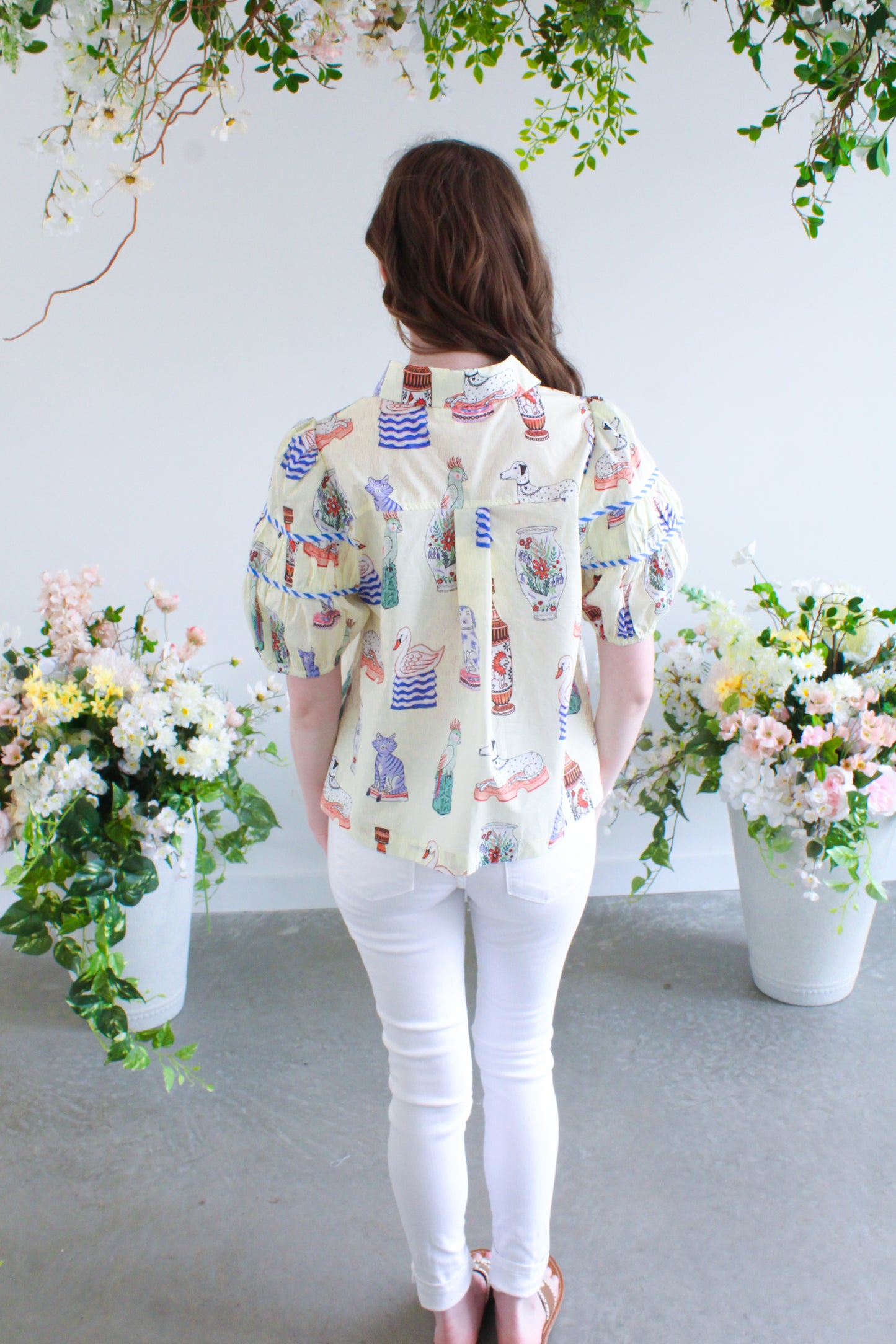 Paws & Reflect Top - Pale Yellow