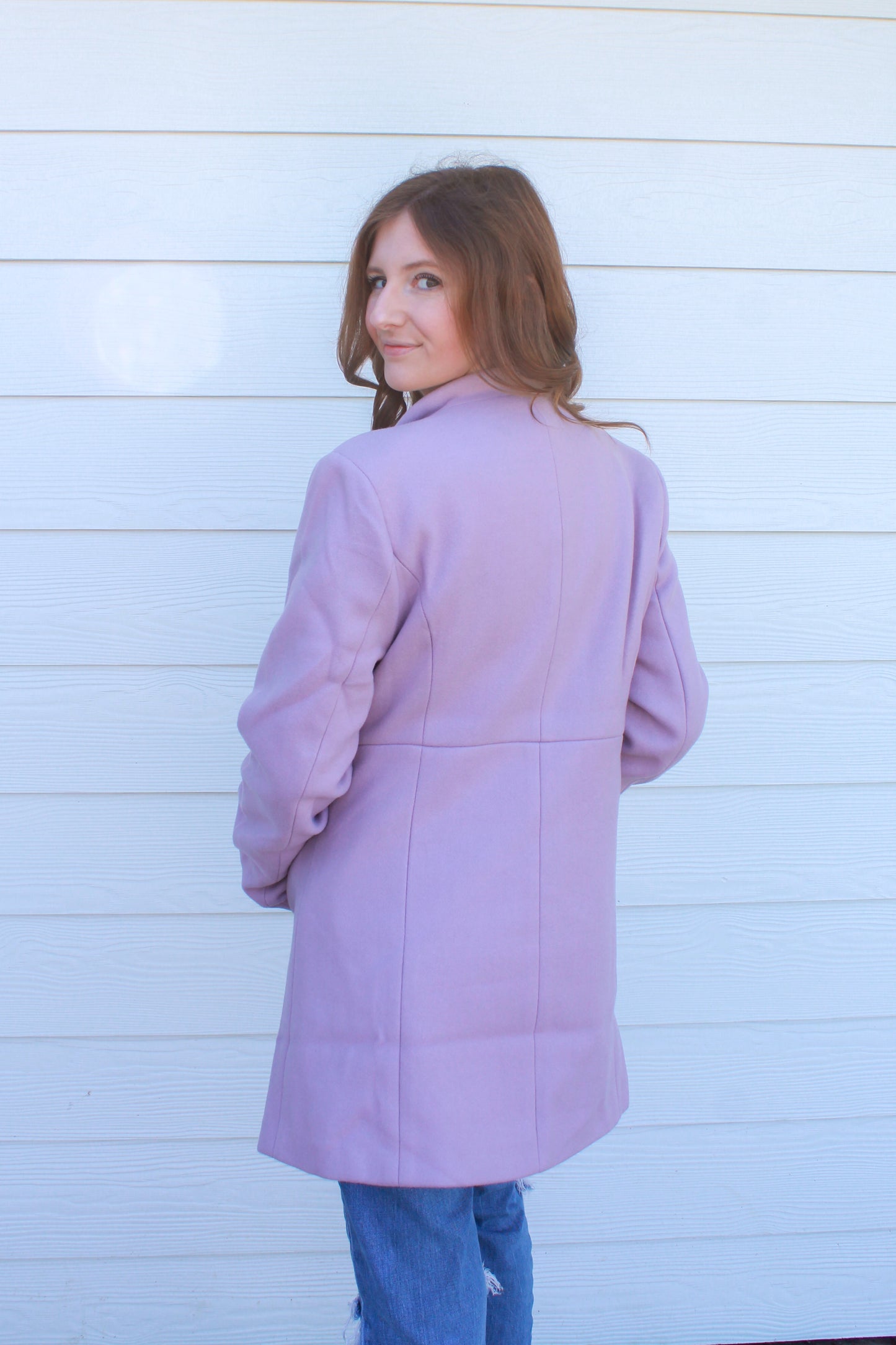 Pretty In Purple Coat - Lavender