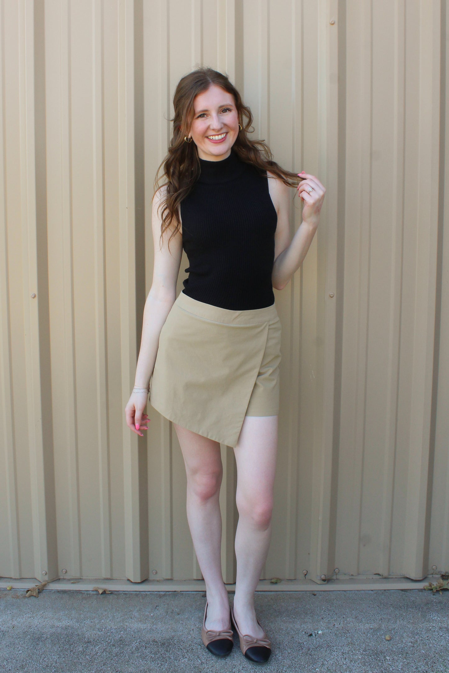 City Girl Skort - Khaki