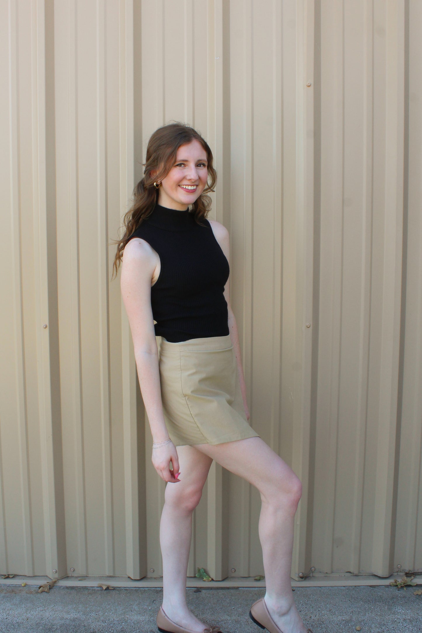 City Girl Skort - Khaki