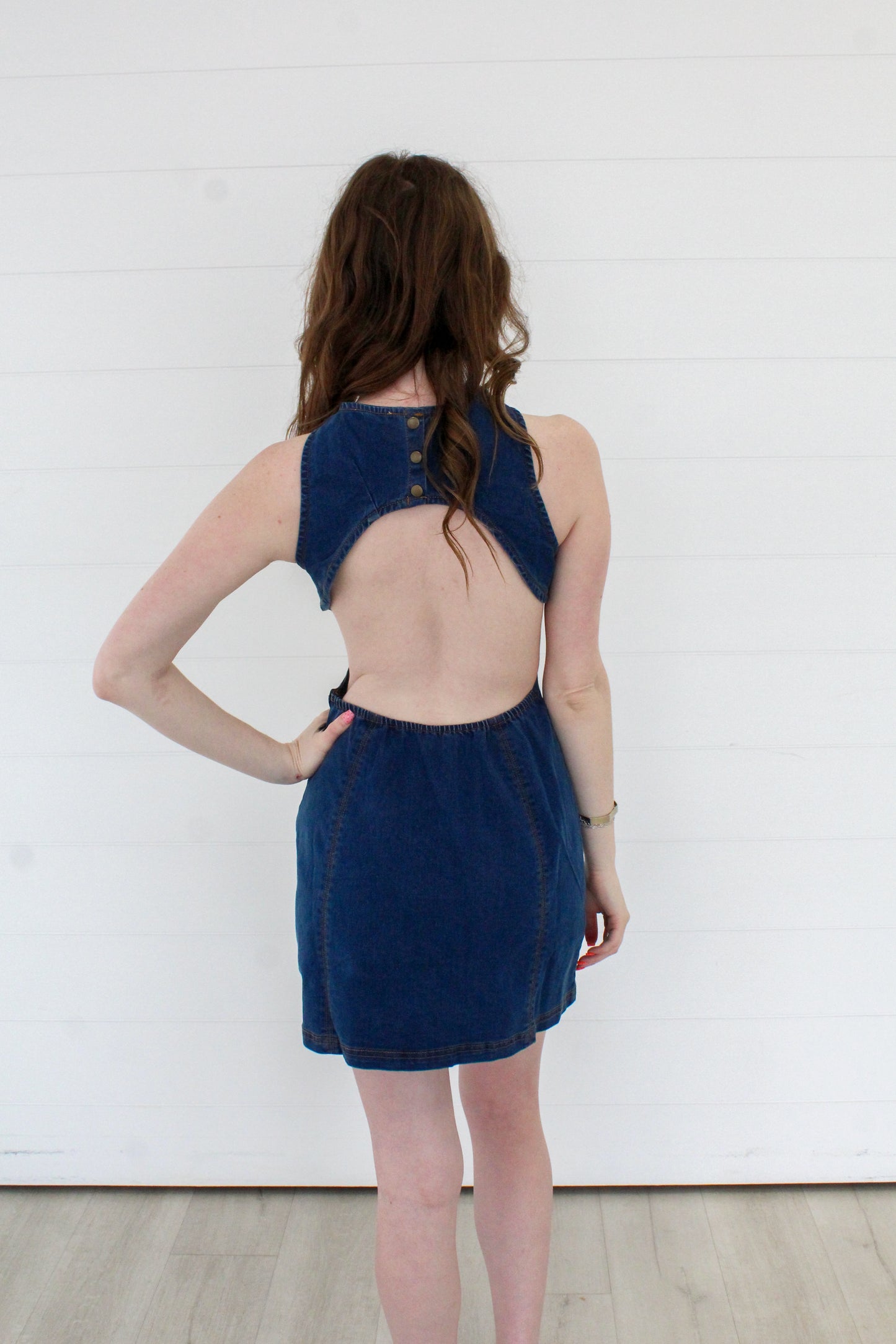 Sunset Drive Dress - Denim
