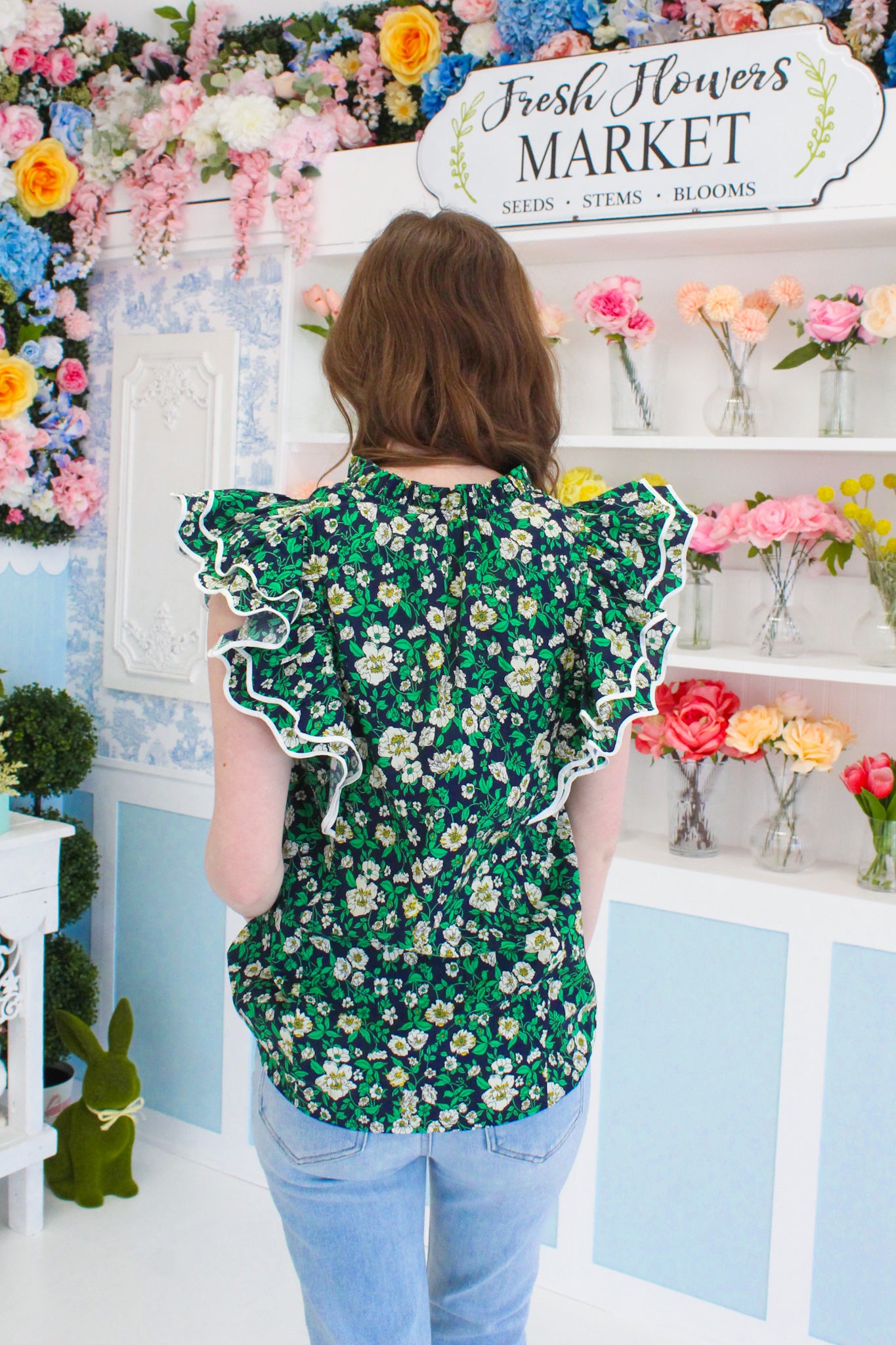 Fresh Picks Top - Navy