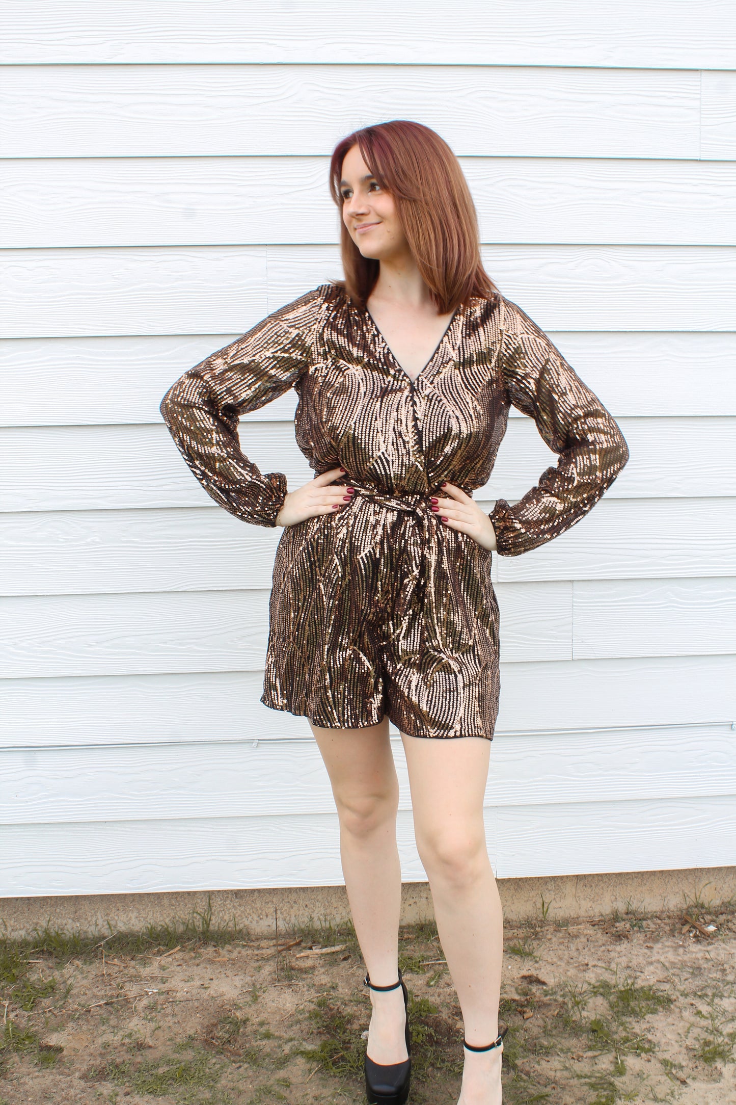 Shimmer and Shine Romper - Black