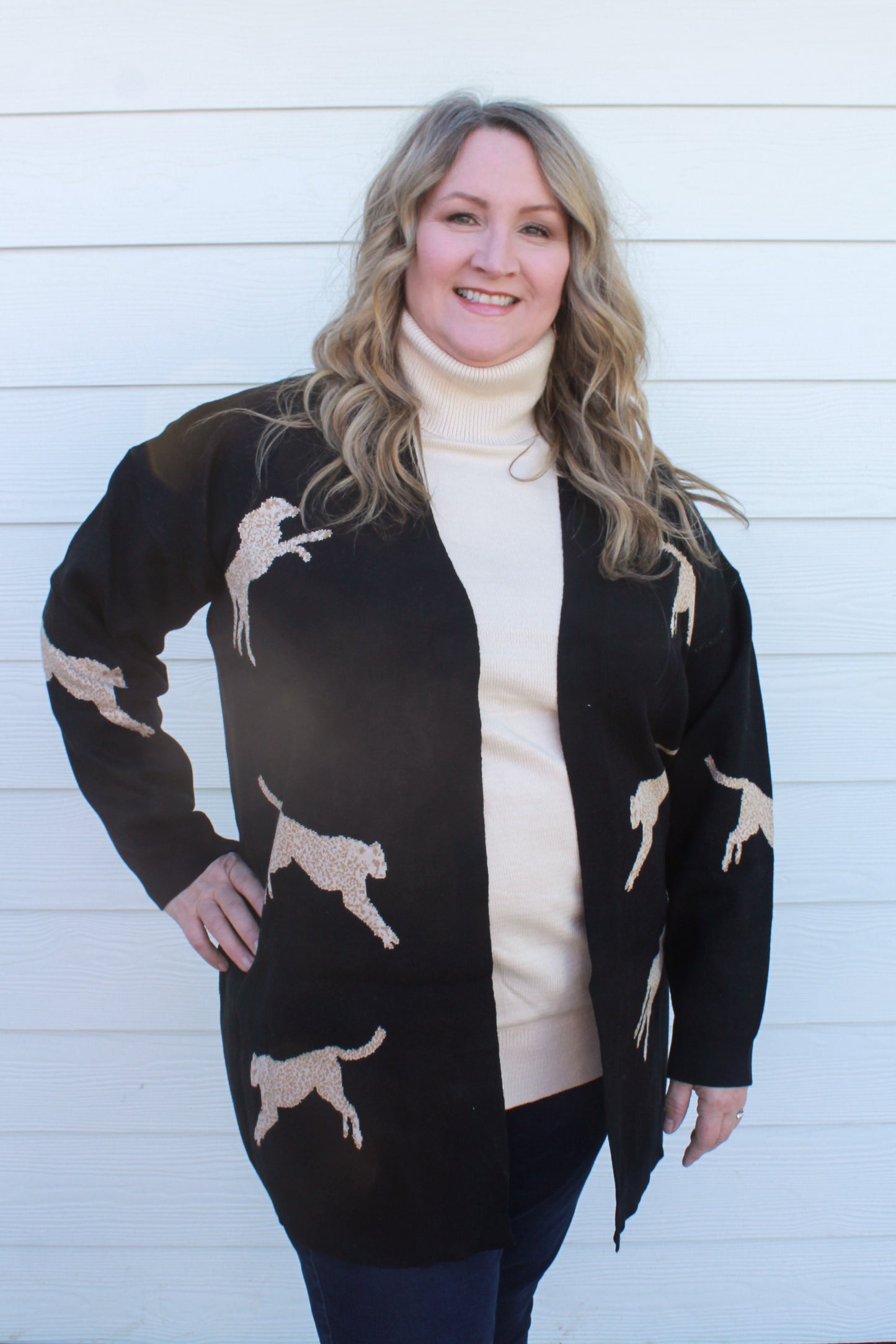 Run Wild Cardigan - Black