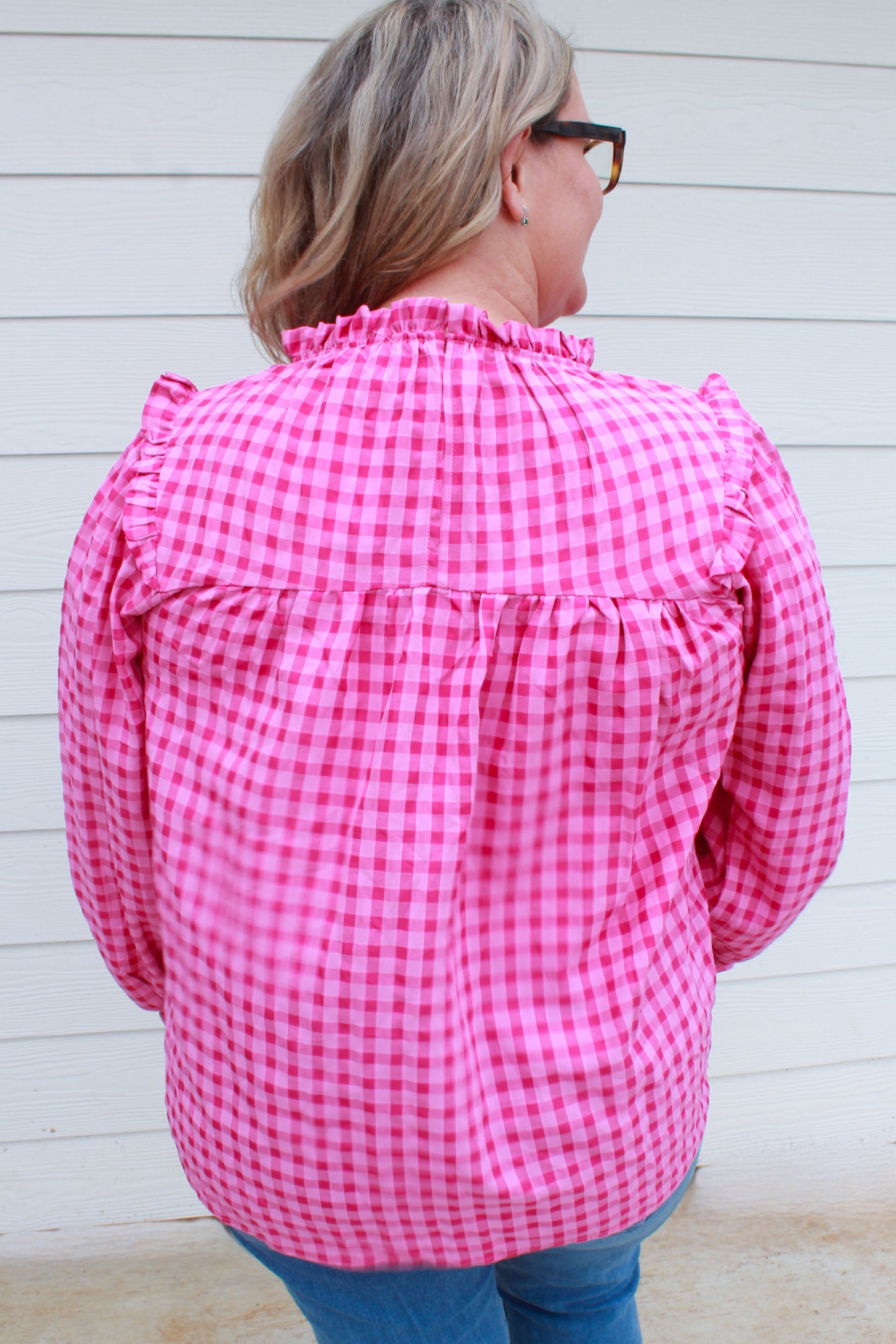 PLUS Tickled Pink Top - Pink & Red