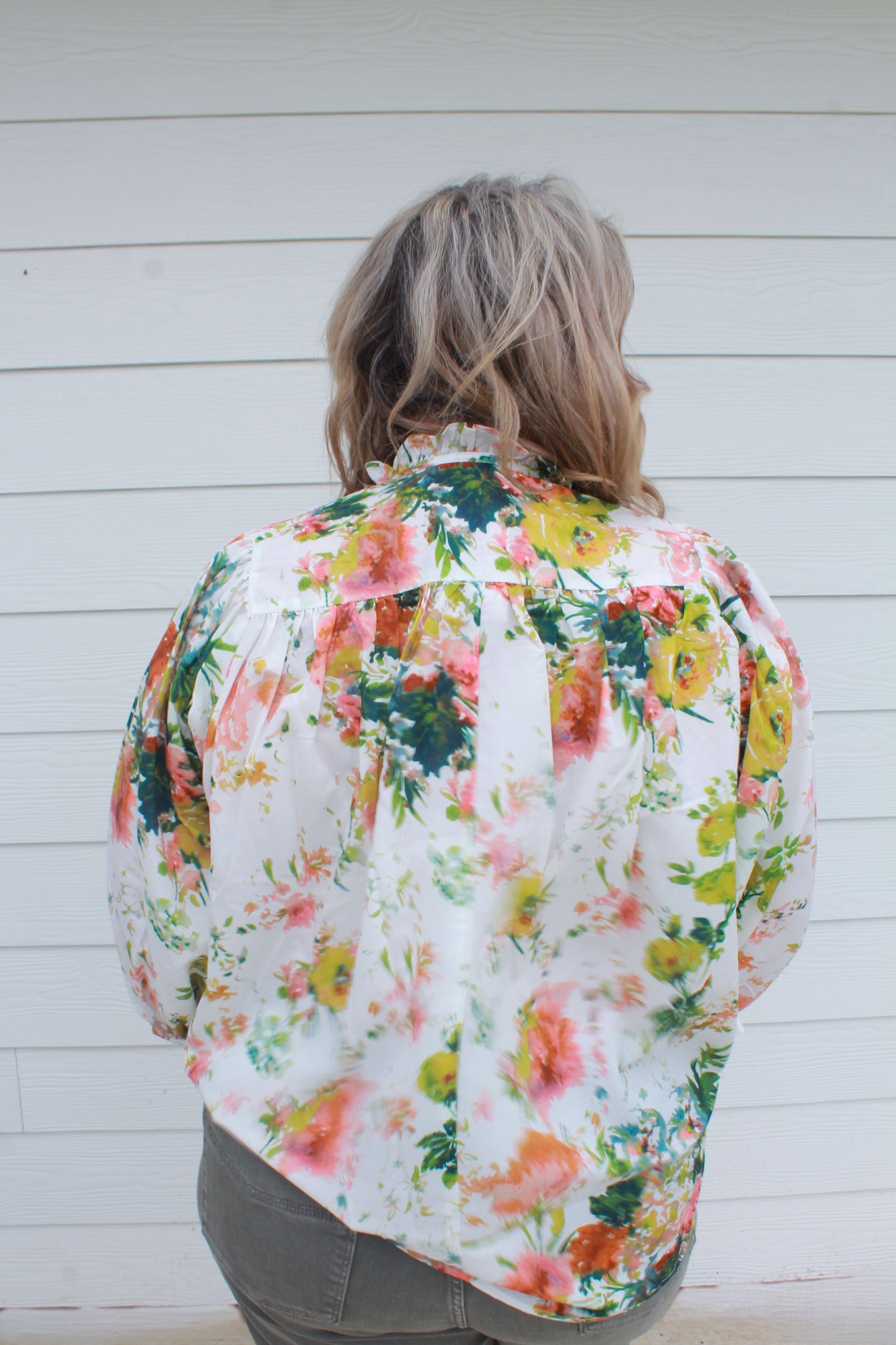 PLUS Spring Is Here Top - White