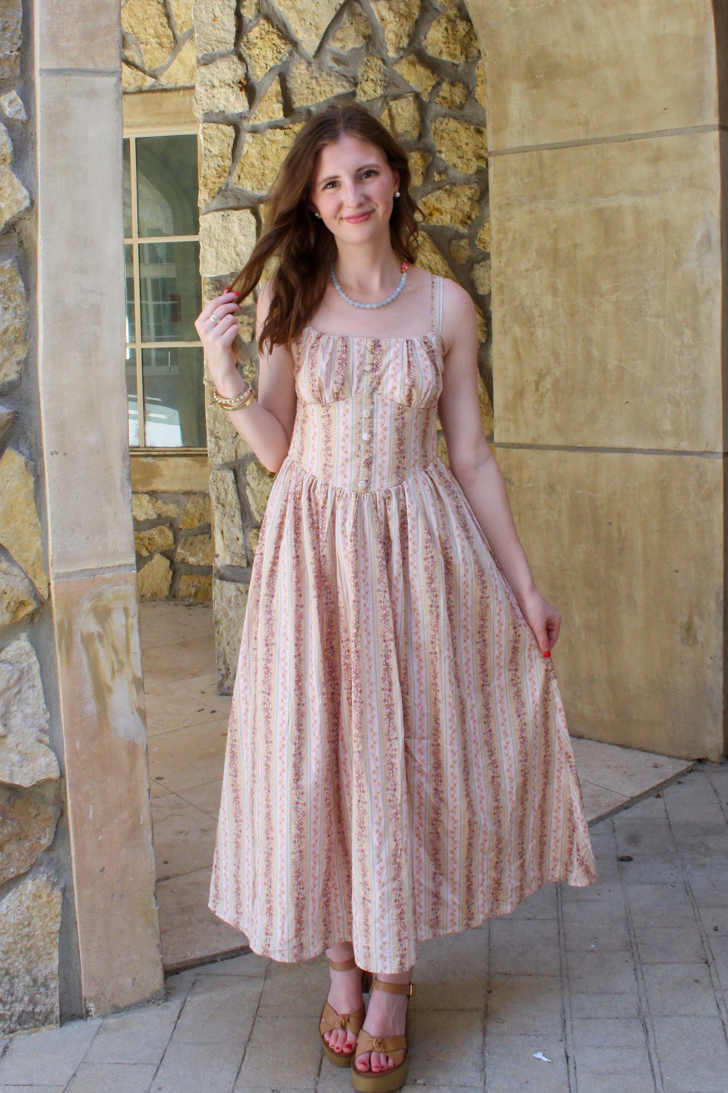 Walk With Purpose Maxi Dress - Pink