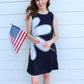 Get In The Groove Dress - Navy