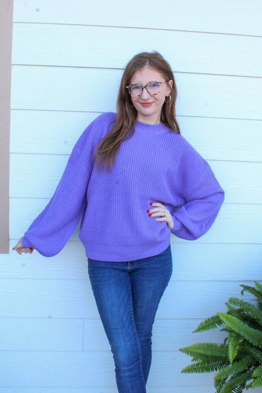 Lavender Haze Sweater - Lavender