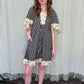 Matter of Fact Dress - Navy