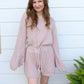 Sweater Weather Romper - Lilac