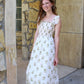 Always On My Mind Maxi Dress - White & Olive