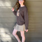 Bear Hug Sweater - Charcoal