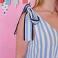 Summer In Stripes Dress - Blue & White