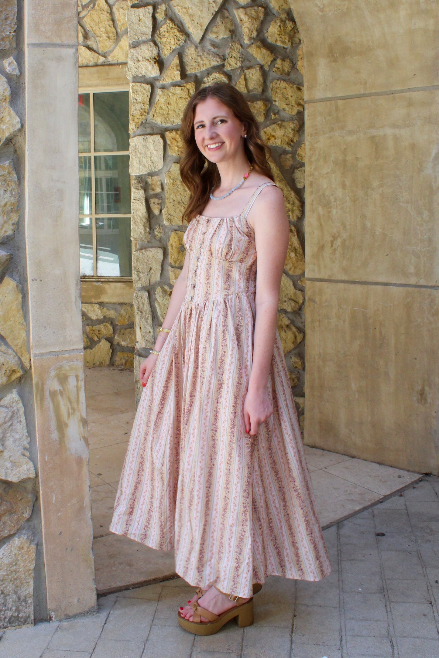 Walk With Purpose Maxi Dress - Pink