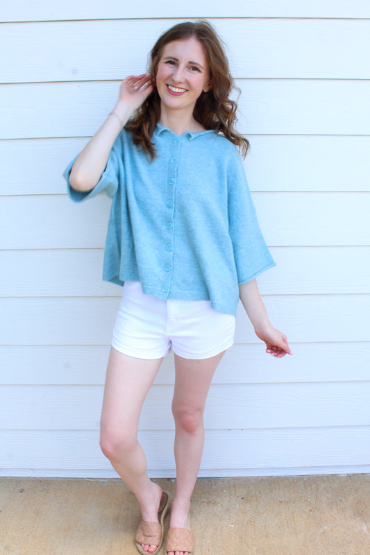 It's A Classic Cardigan - Blue