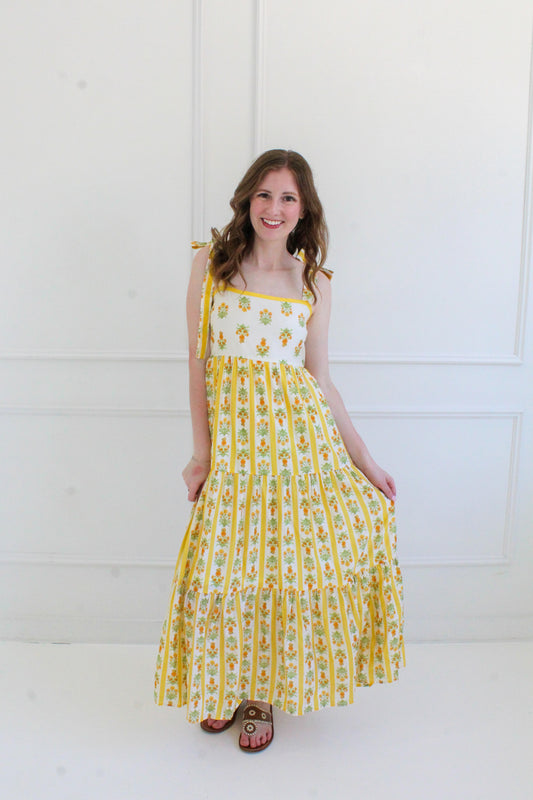 Hello Sunshine Maxi Dress - Yellow
