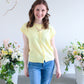 Lemon Drop Sweater Vest - Yellow