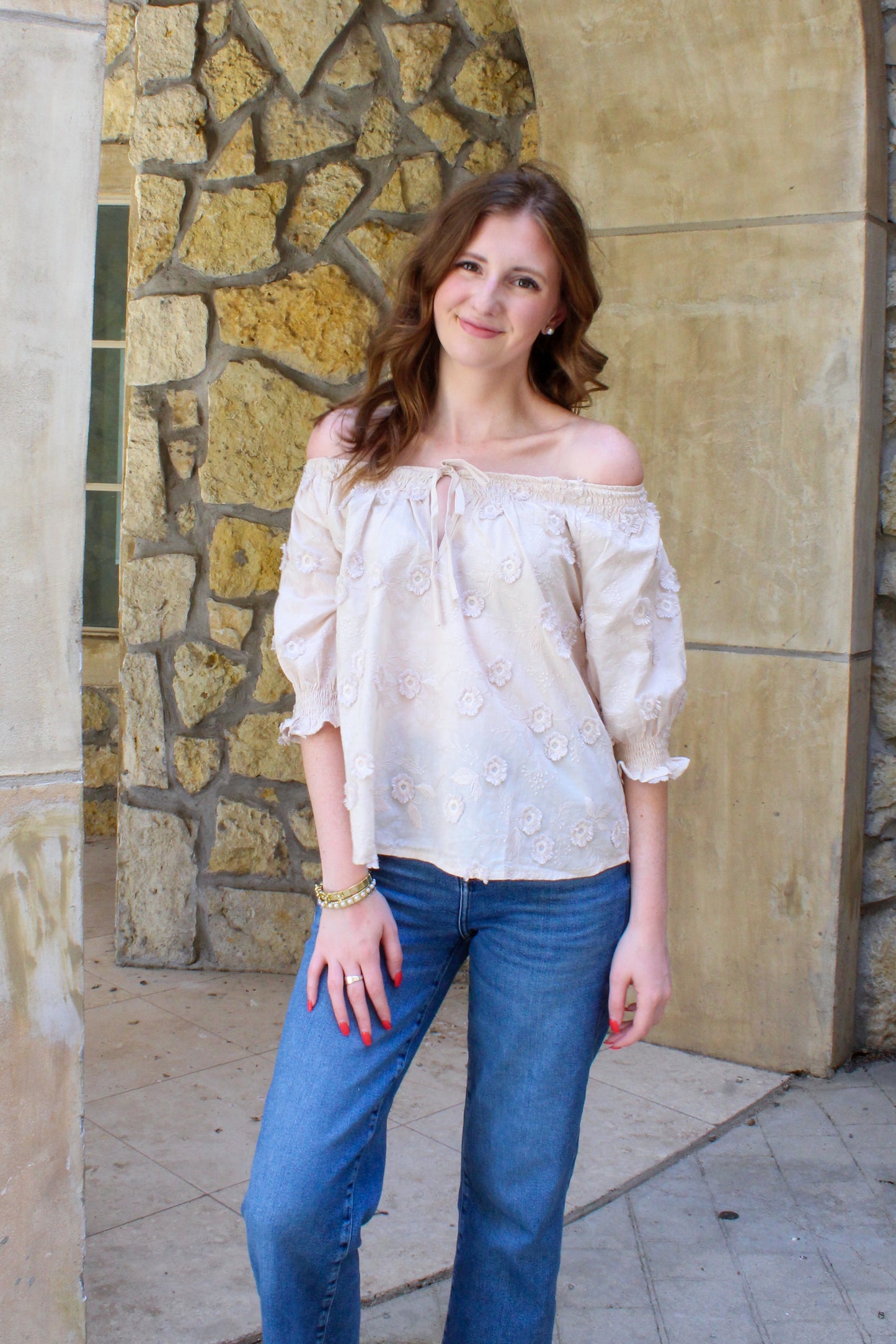 Act Natural Top - Cream