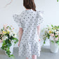 On The Dot Dress - Black and White