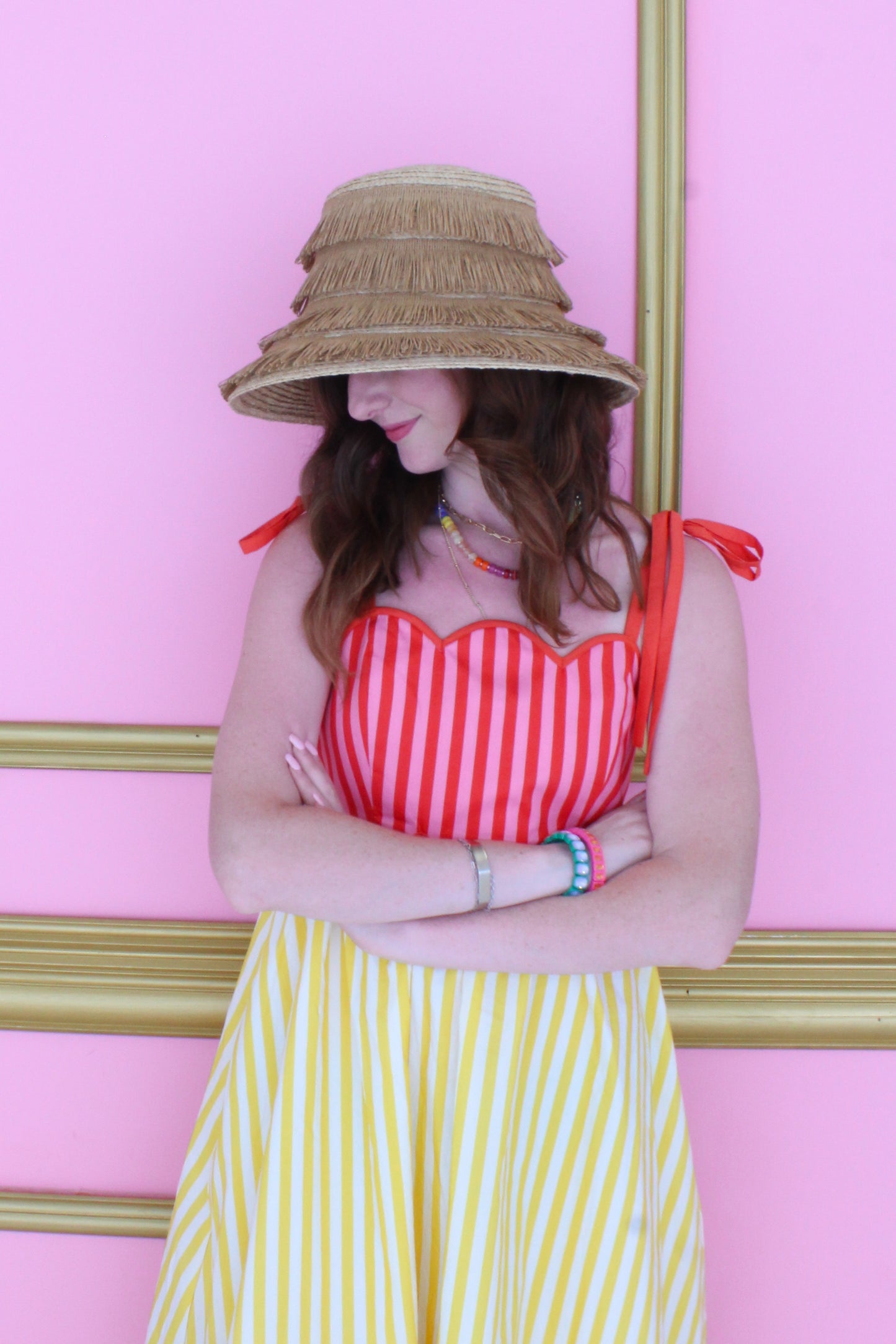 Maxine Fringe Bucket Hat