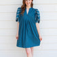 Seasons Changing Dress - Teal