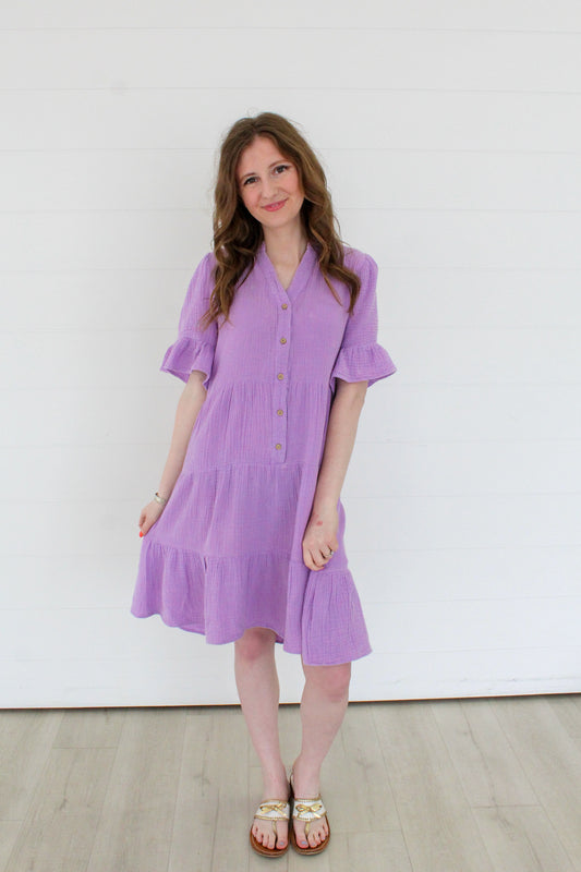 Picking Wildflowers Dress - Lavender