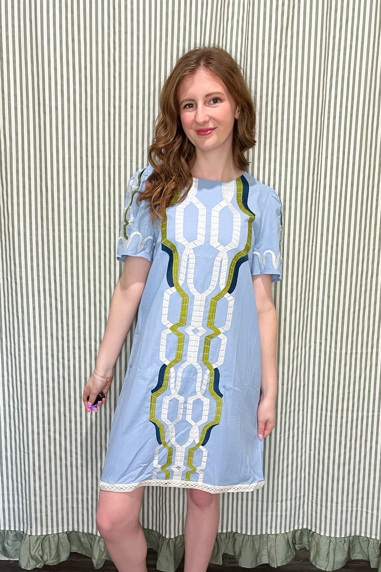 Always On Time Dress - Blue