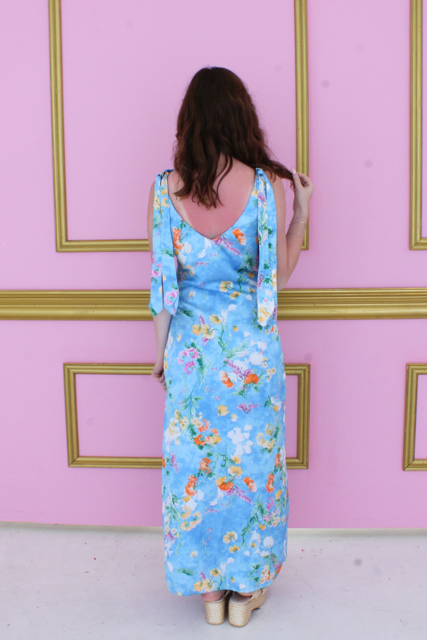 Summer Nights Maxi Dress - Blue