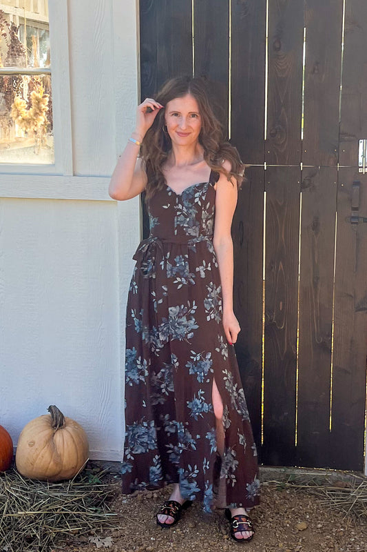 Autumn Nights Dress - Chocolate