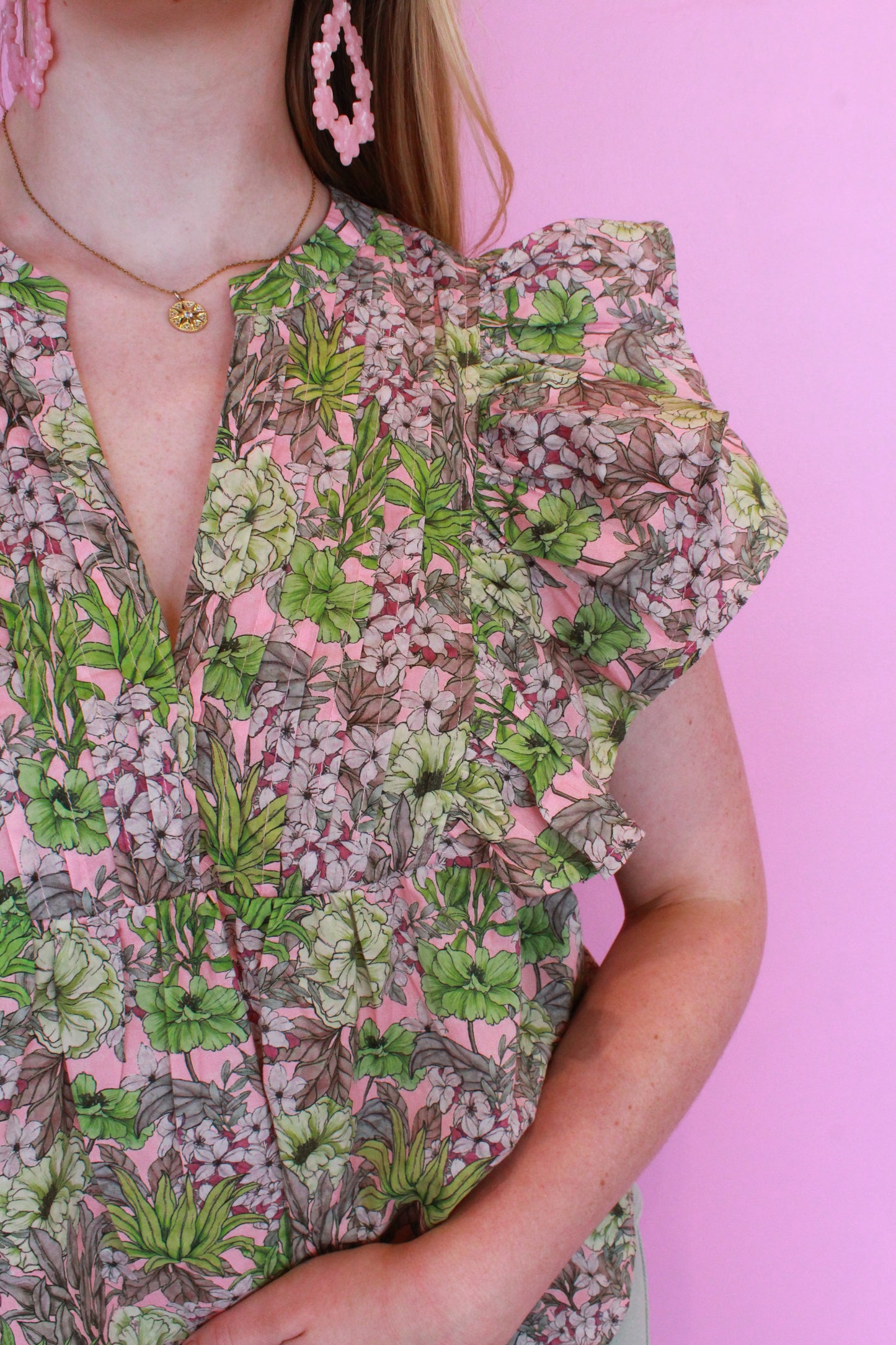 Sweet Pea Top - Floral