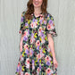 Dressed For Success Dress - Black Floral