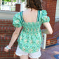 Bloom & Behold Top - Sage