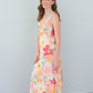 It's A Date Maxi Dress - Pink Multi