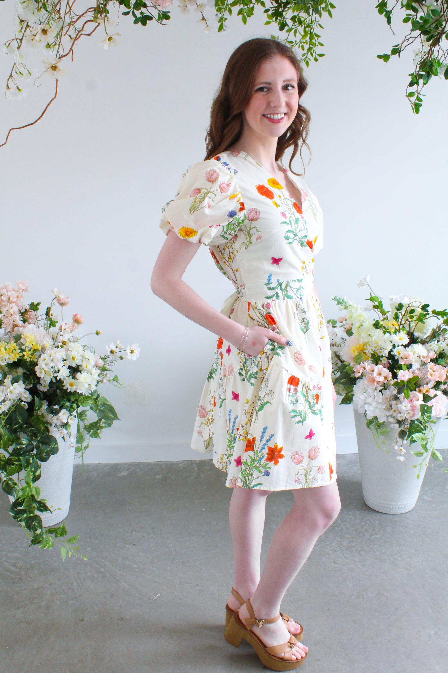Sweet Like Spring Dress - Cream