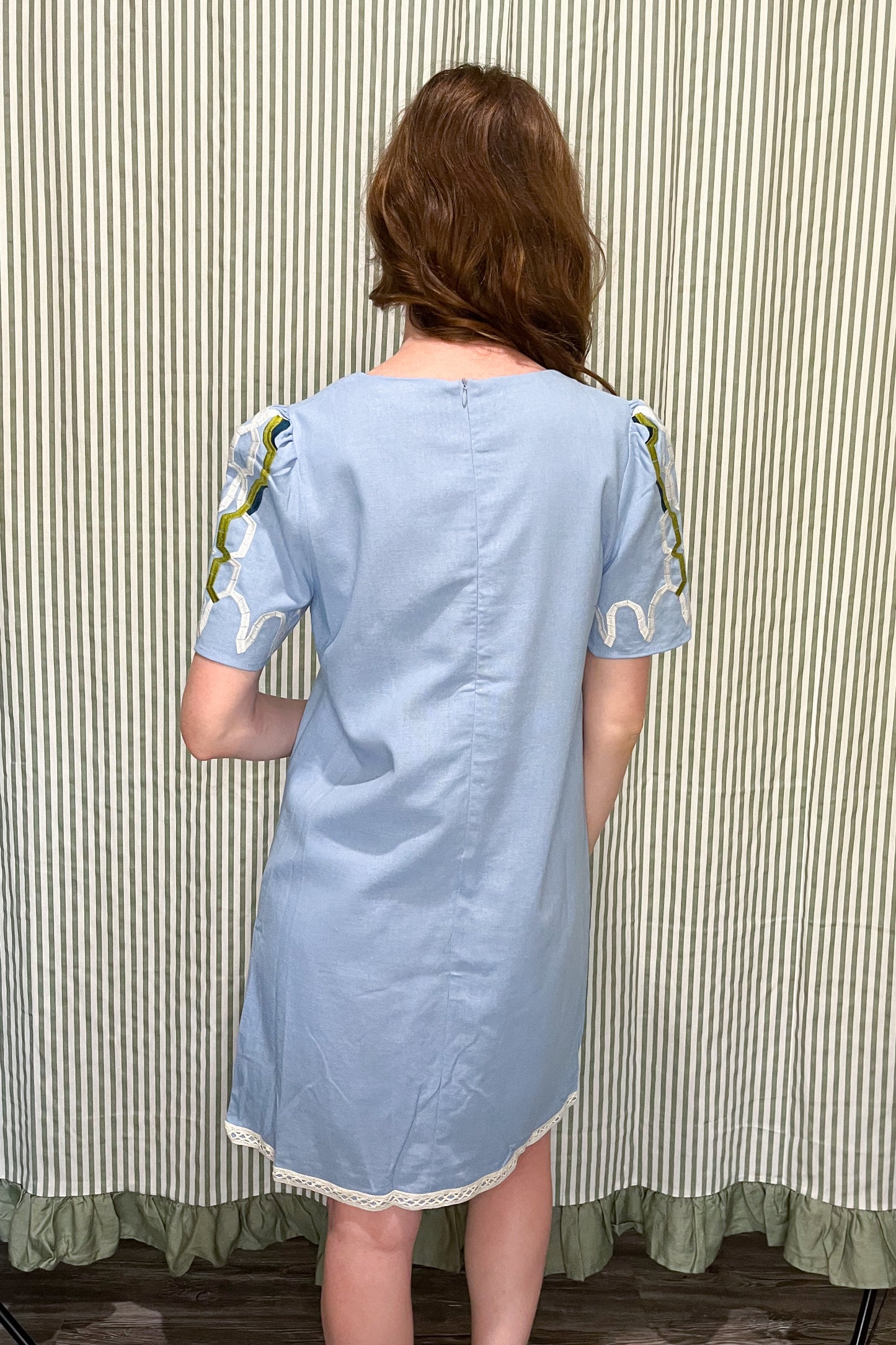 Always On Time Dress - Blue