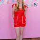 Heat Wave Romper - Red