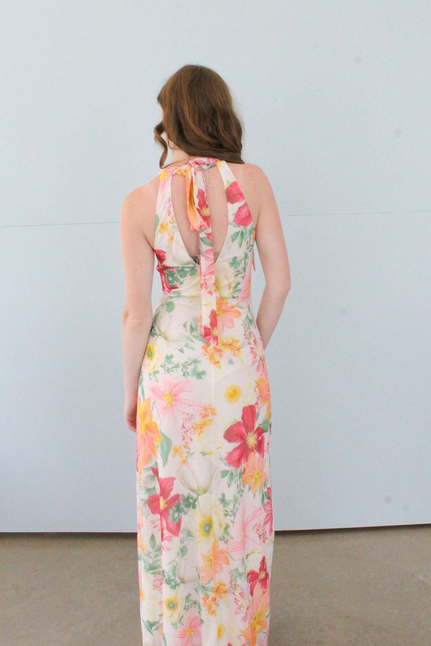 It's A Date Maxi Dress - Pink Multi